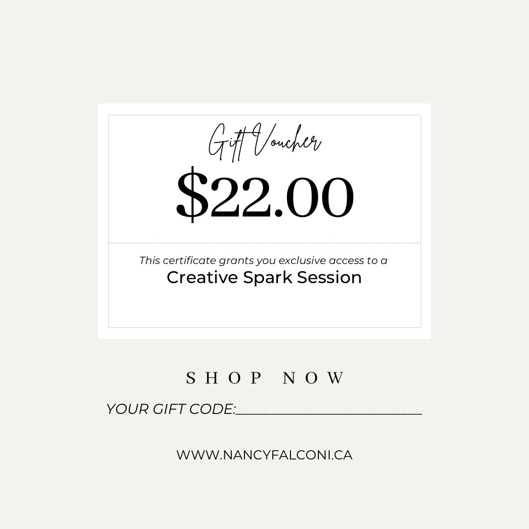 Creative Spark Session Gift Card