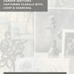 Cover of a book titled 'Garden Sketches - Capturing Florals with Light & Charcoal' featuring black and white floral illustrations.